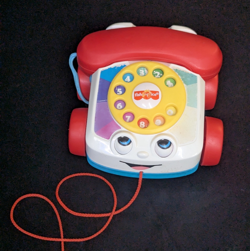 Fisher-Price 2015 MATTEL Chatter Telephone for Baby & Toddler Pull Toy Phone